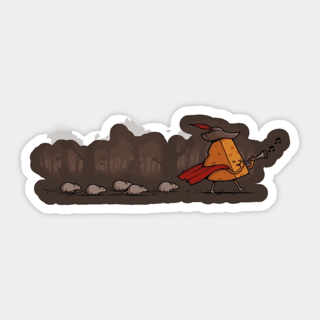 Hamelin's secret Sticker by Naolito